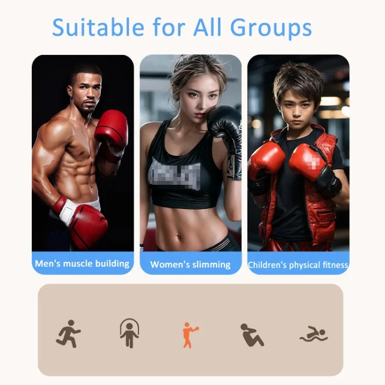 Bluetooth Music Boxing Machine Countable Rechargeable Fitness Equipment Without Gloves Pink Blue
