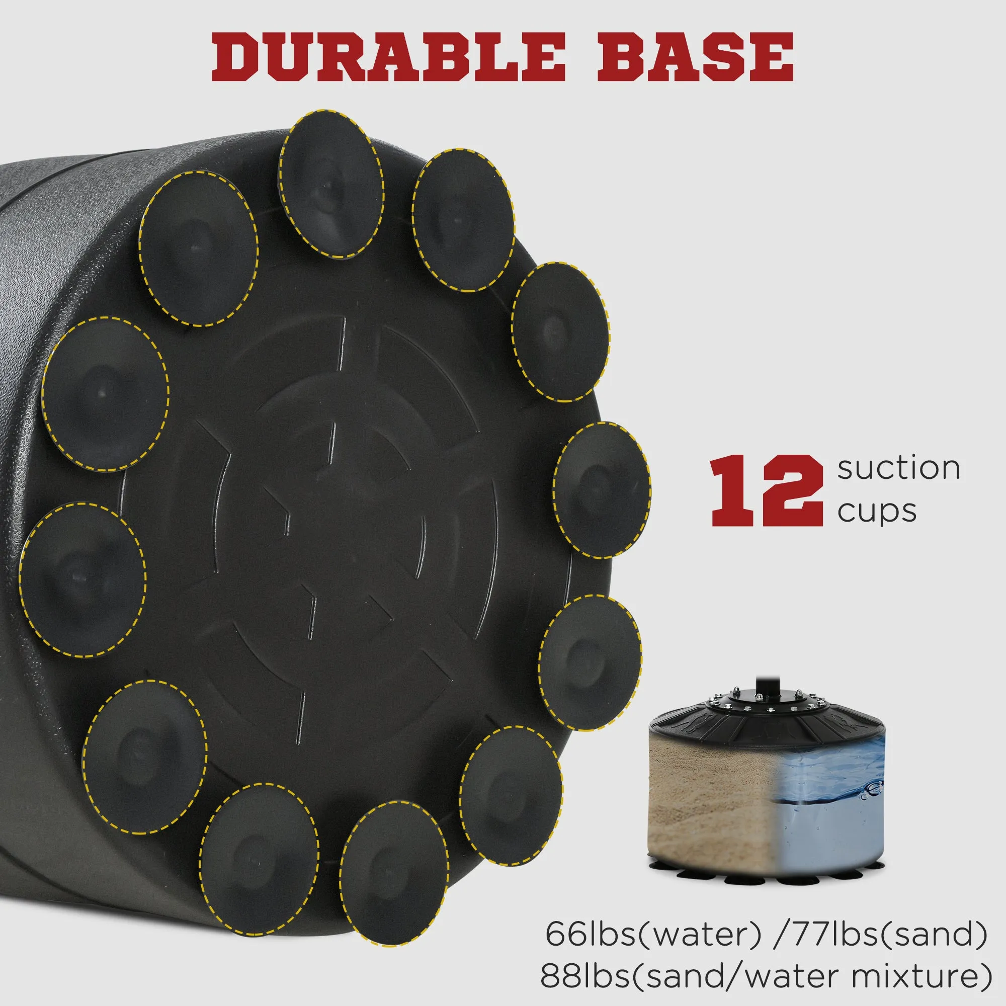 Free Standing Speed Bag, Height Adjustable Boxing Punching Bag with Stand, Reflex Bar, Punching Pad and Suction Cup Base