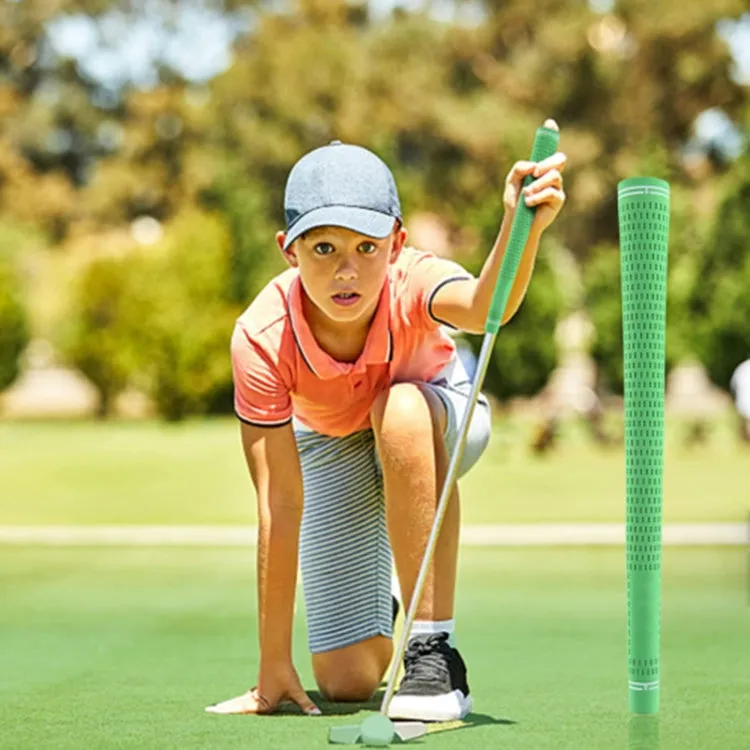 Golf Clubs Anti-slip Rubber Grips Practice Pole Protective Cover(Red)