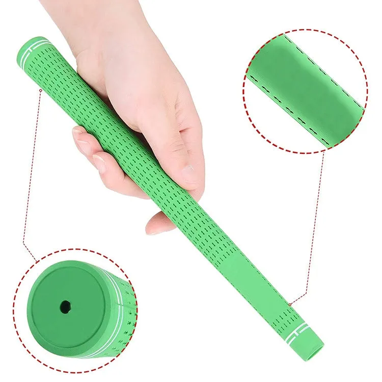 Golf Clubs Anti-slip Rubber Grips Practice Pole Protective Cover(Red)