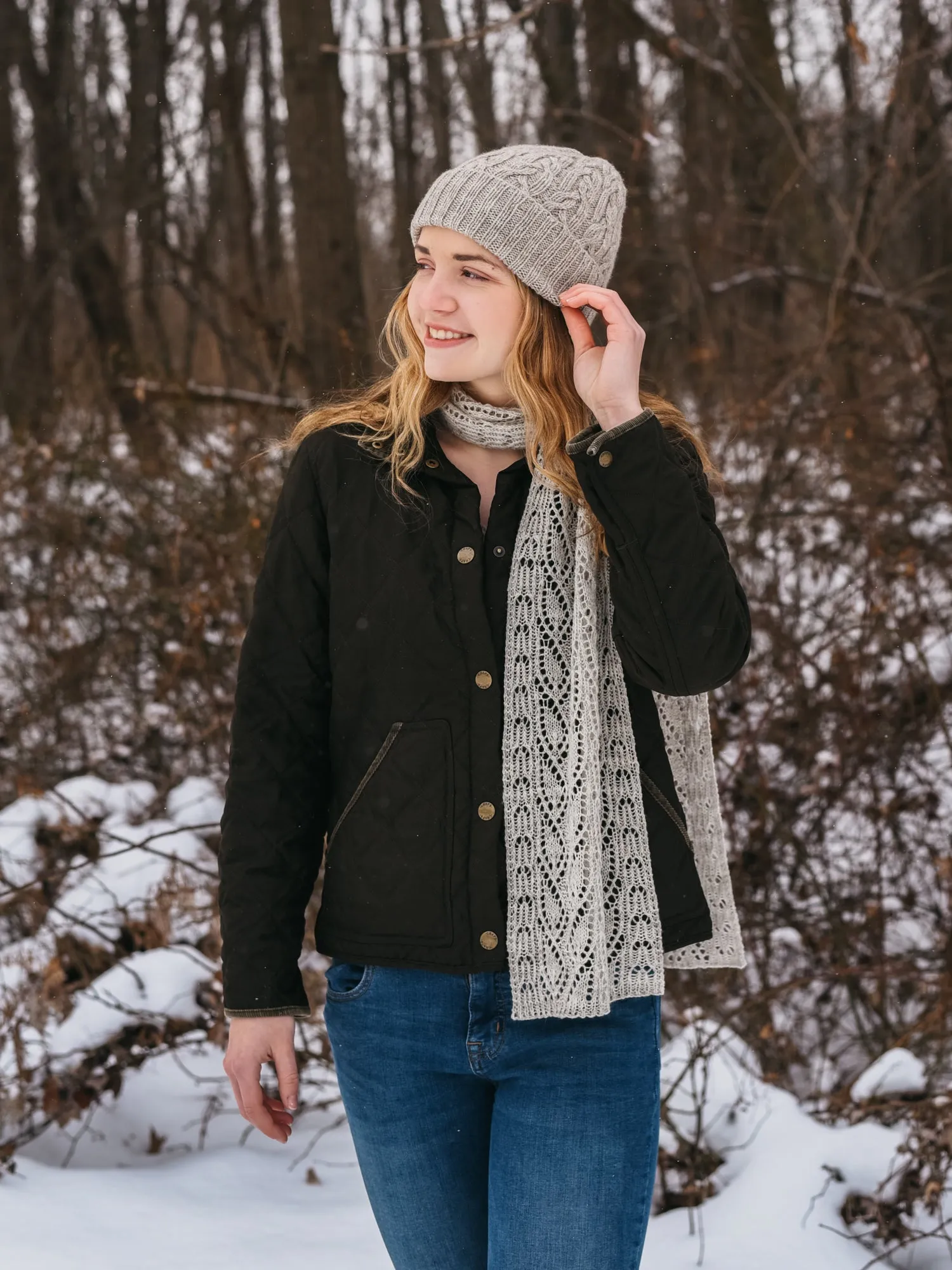 Happy Dog Cap Kit in Kent DK <br><small>yarn & knitting pattern kit</small>