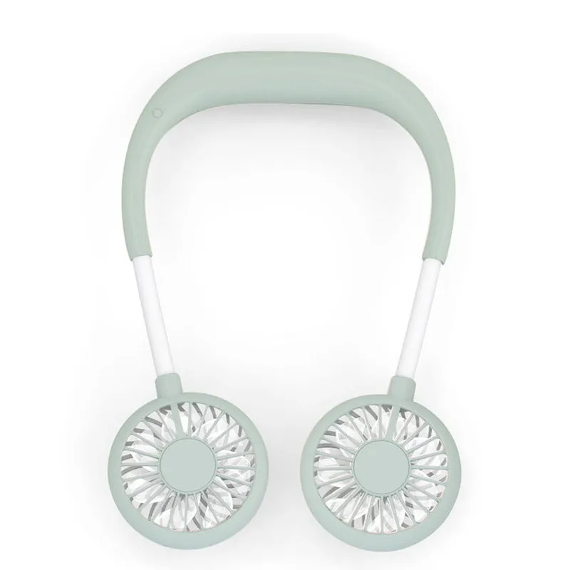 Mini Fan Hanging Neck USB Charging Lazy Portable Travel Sports