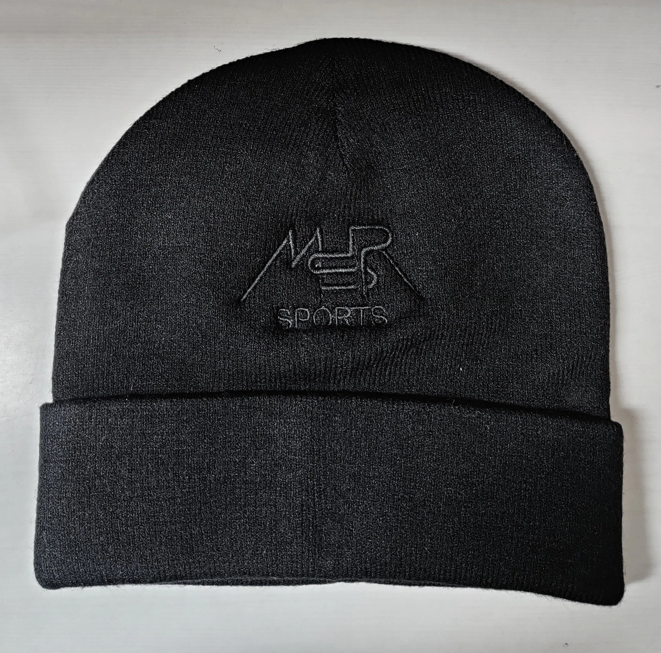 MSR SPORTS Embroidery Beanie, Black