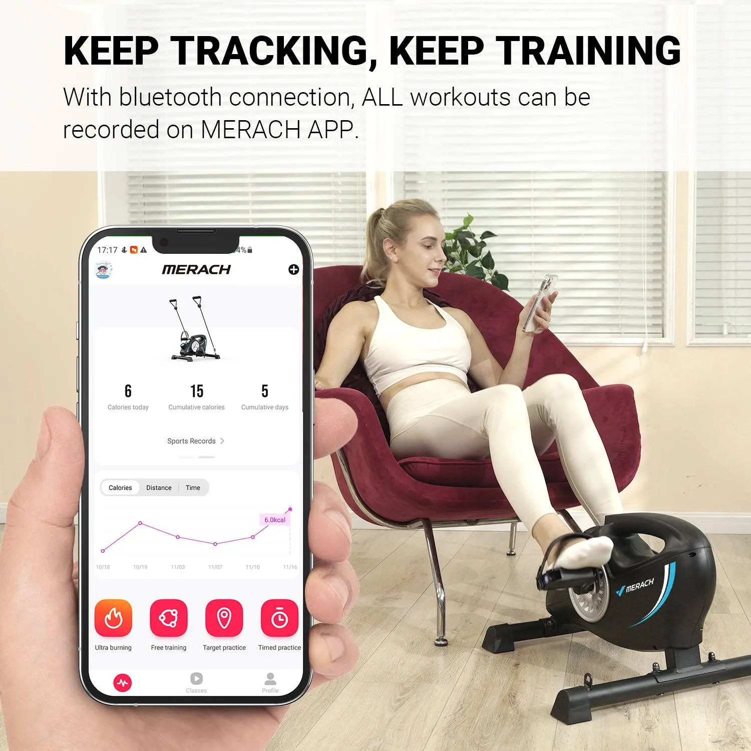 S04 Mini Under Desk Bike