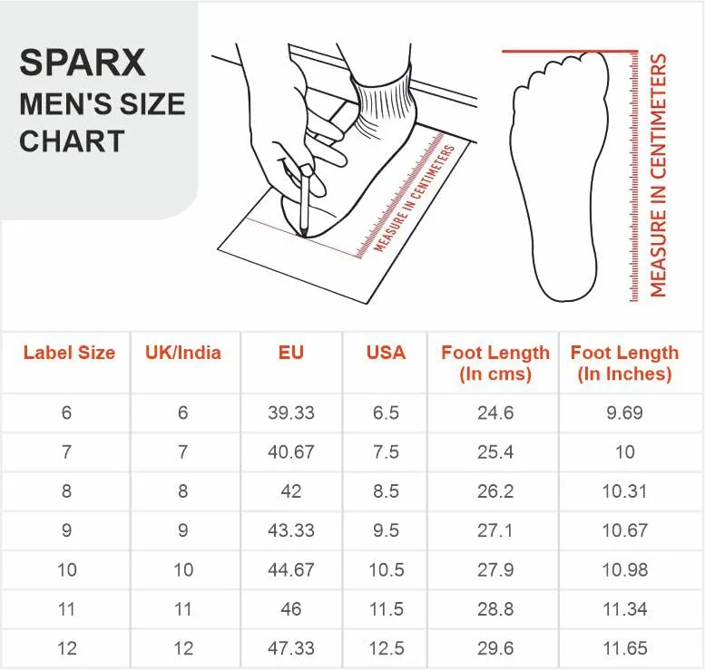 Sparx Men Navy Blue Neon Orange Sports Shoes