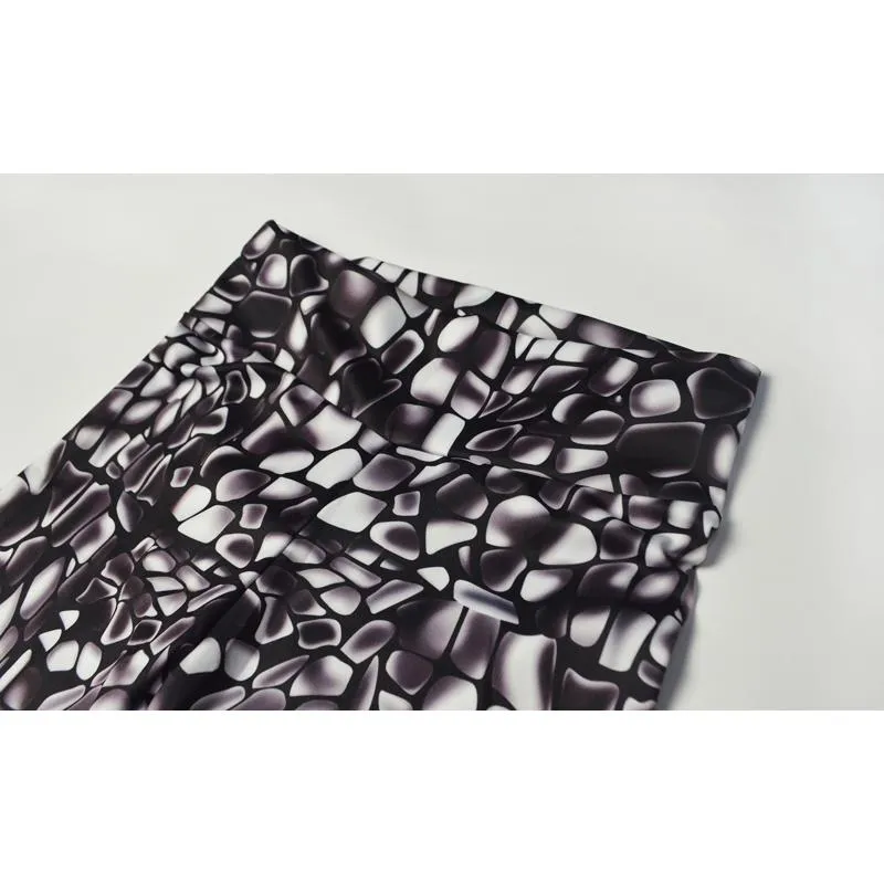 Sports Print Elasticity Yoga Fitness Sports Leggings