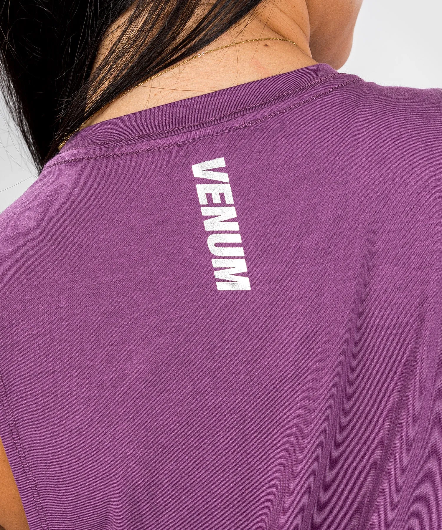Venum Essential Women's Drop Sleeve Tank Top - Dusky Orchid/Brushed Silver